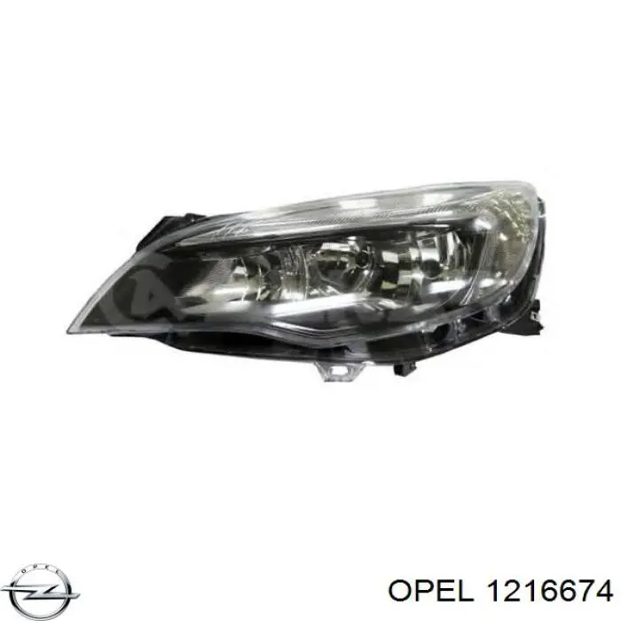 Фара левая Opel 1216674 цена, от 286.15 USD
