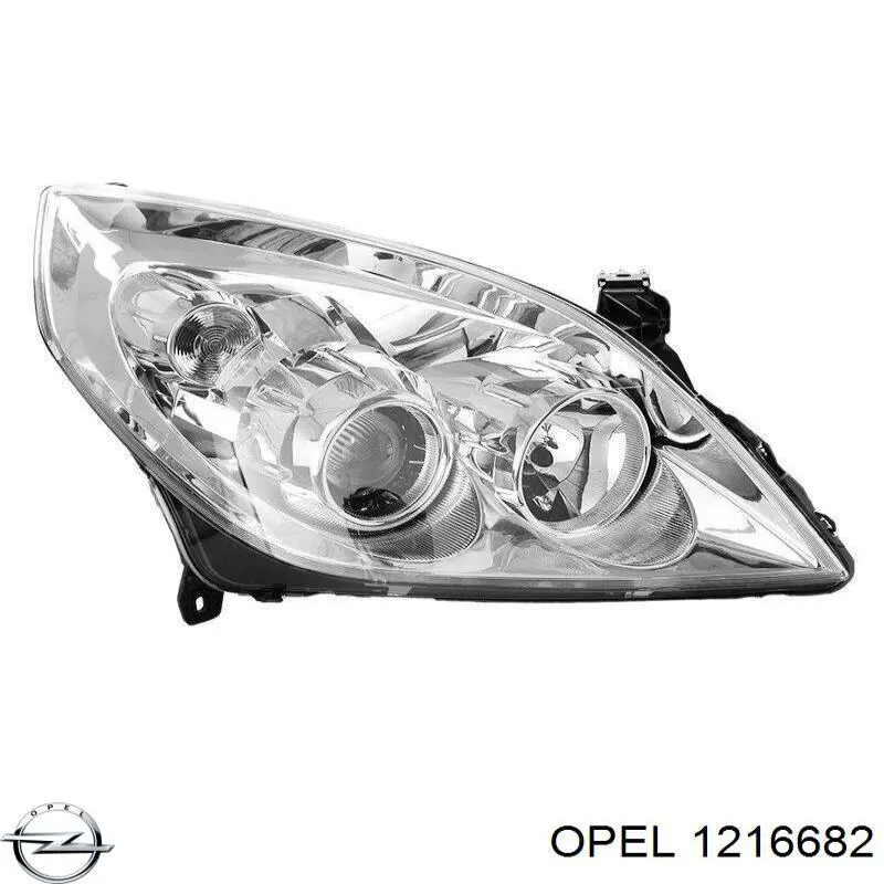 Фара правая 1216682 Opel