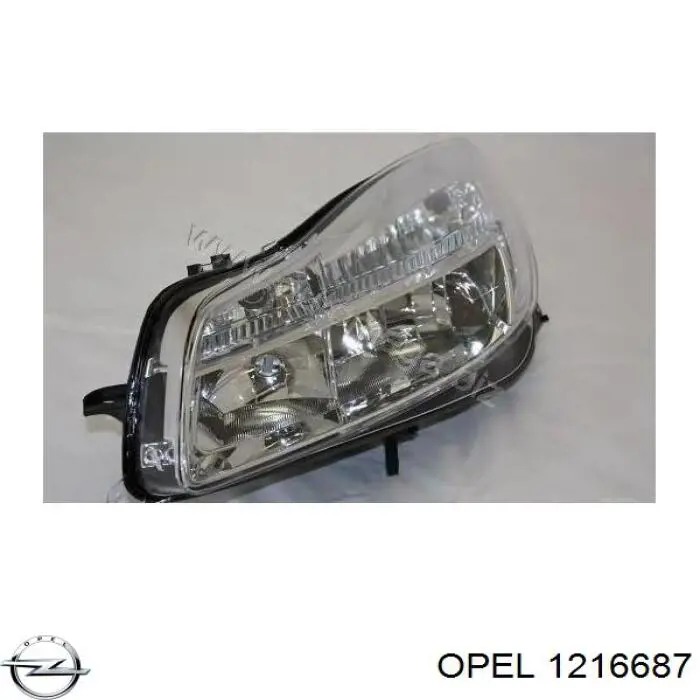1216687 Opel фара левая