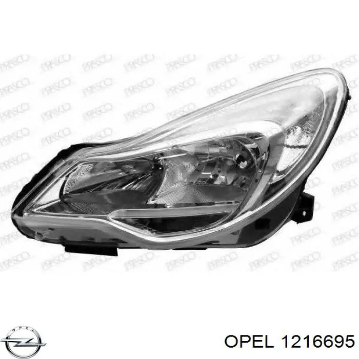 Фара левая Opel 1216695 цена, от 226.95 USD