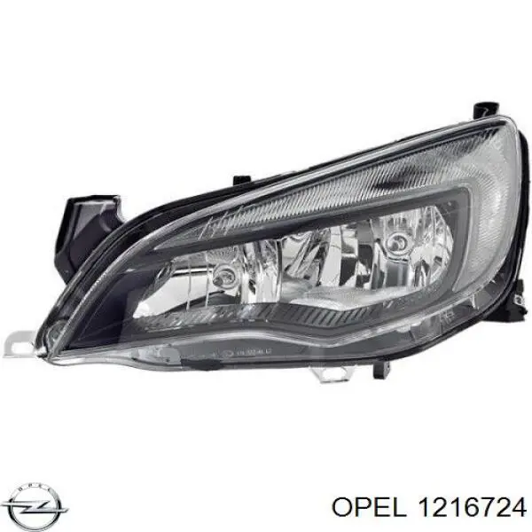 1216724 Opel luz esquerda