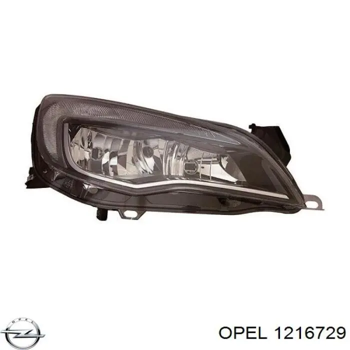 1216729 Opel luz direita
