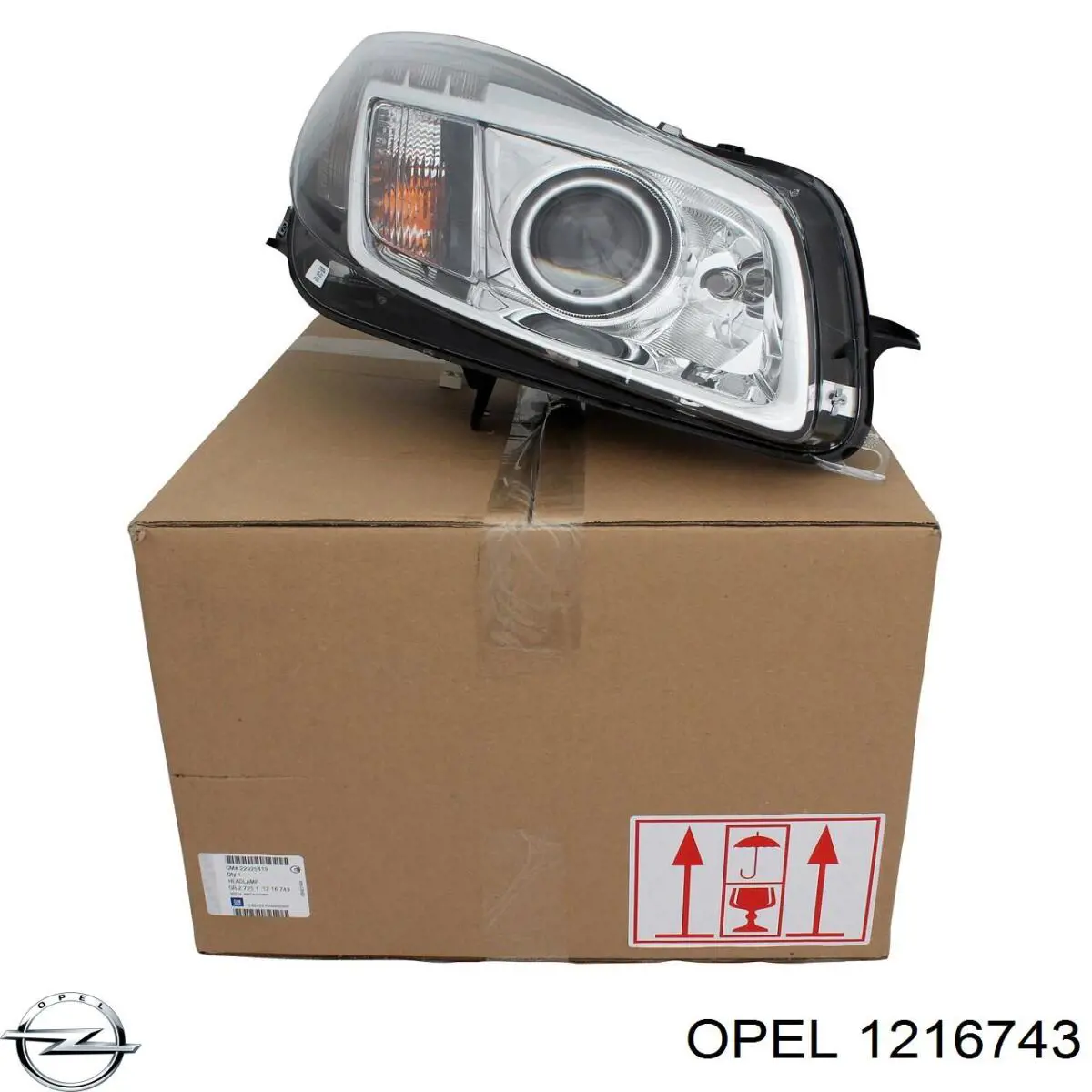 Правая блок фара Opel 1216743 цена, от 955.65 USD