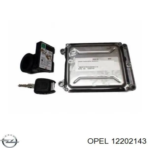 12202143 Opel módulo de direção (centralina eletrônica de motor)