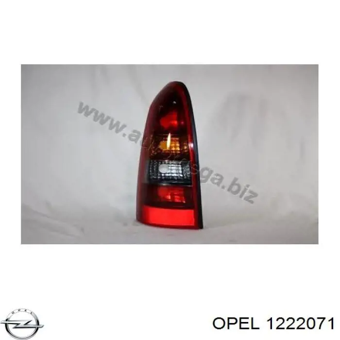 Фонарь задний левый 1222071 Opel