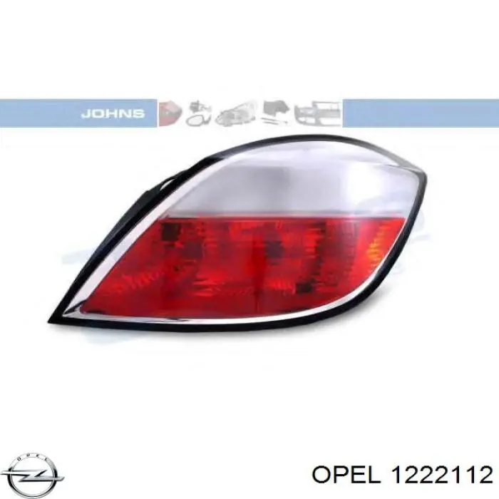 Фонарь задний правый Opel 1222112 цена, от 44.04 USD