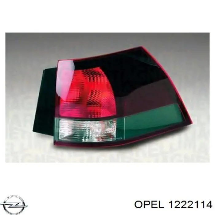 1222114 Opel фонарь задний правый внешний