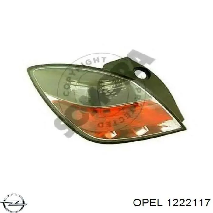 Задняя левая фара Opel 1222117 цена, от 52.50 USD