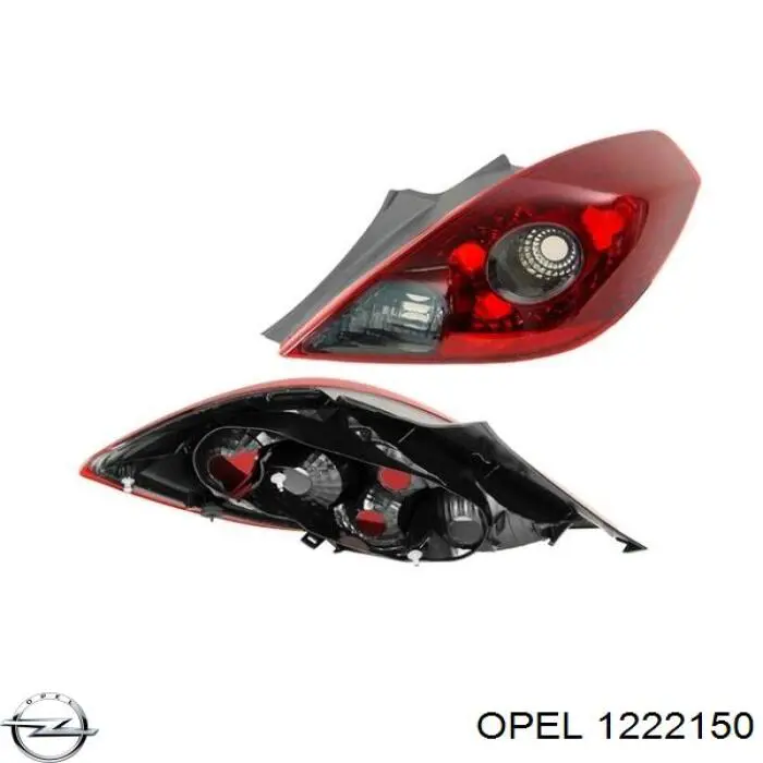 Фонарь задний правый Opel 1222150 цена, от 44.94 USD
