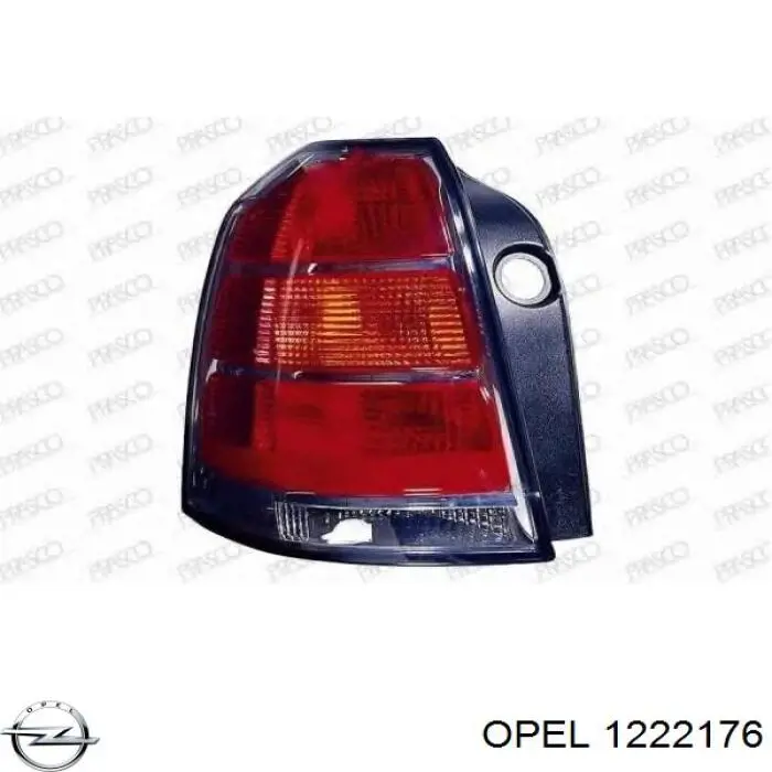 1222119 Opel фонарь задний левый