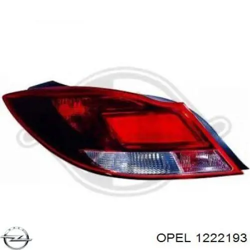 Задняя левая фара Opel 1222193 цена, от 71.03 USD