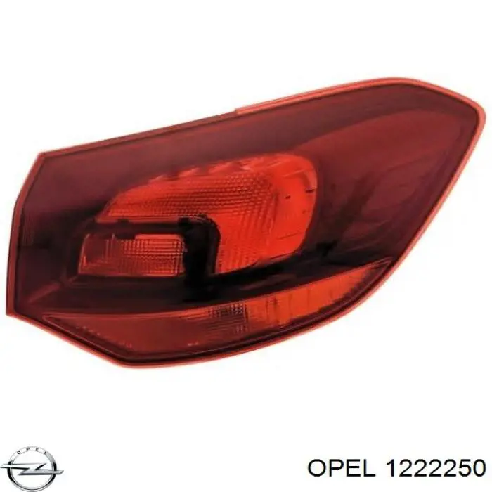 1222250 Opel фонарь задний левый внешний