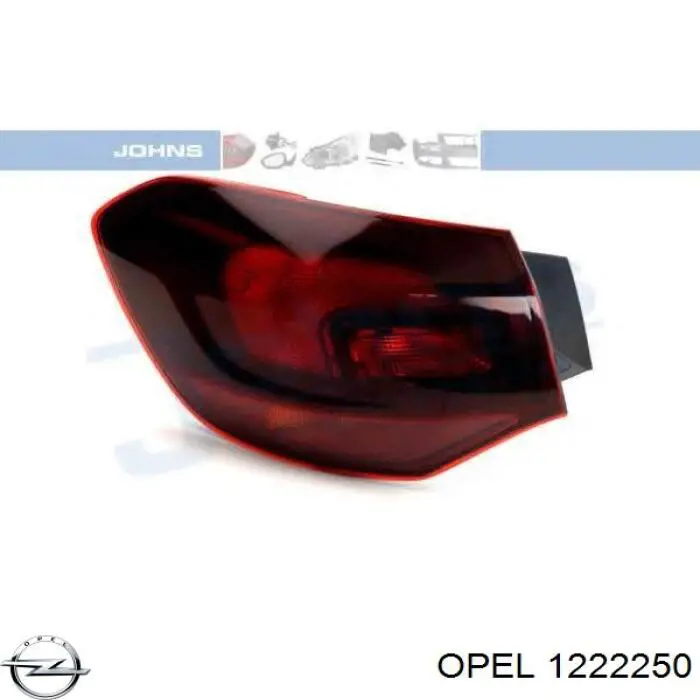 Купить 1222250 Opel Стоп задний