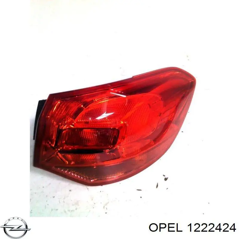 Фонарь задний правый Opel Astra J Sports Tourer универсал (P10) (2010 - 2015) цена, от 87.19 USD