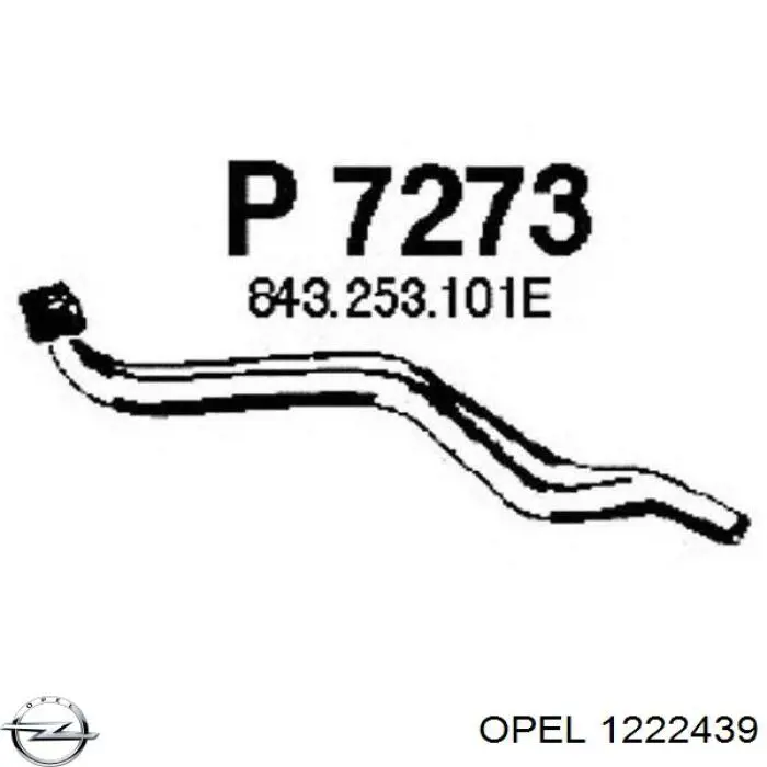 Купить 1222439 Opel Стоп задний