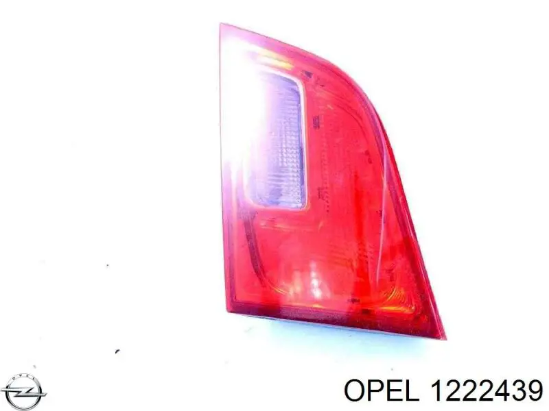 1222439 Opel lanterna traseira direita interna