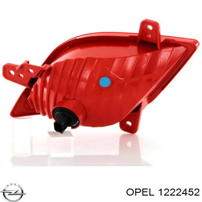 1222452 Opel фонарь противотуманный задний правый