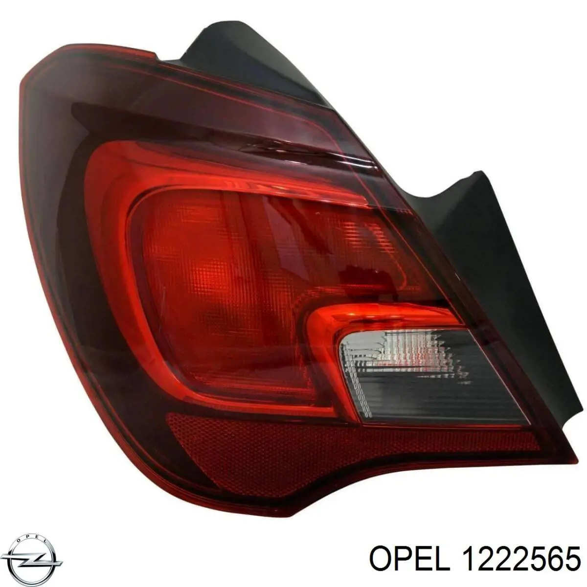 1222565 Opel lanterna traseira esquerda externa