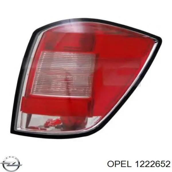 Задняя левая фара Opel 1222652 цена, от 73.13 USD