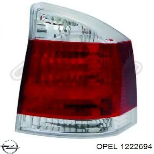Фонарь задний левый 13131001 General Motors
