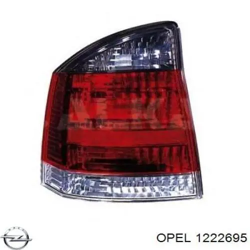 1222695 Opel фонарь задний левый