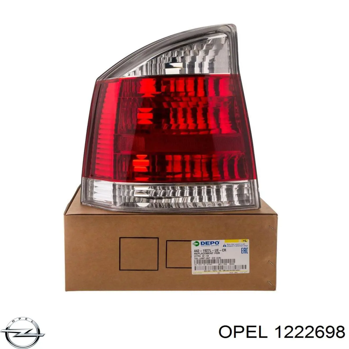 1222698 Opel фонарь задний левый