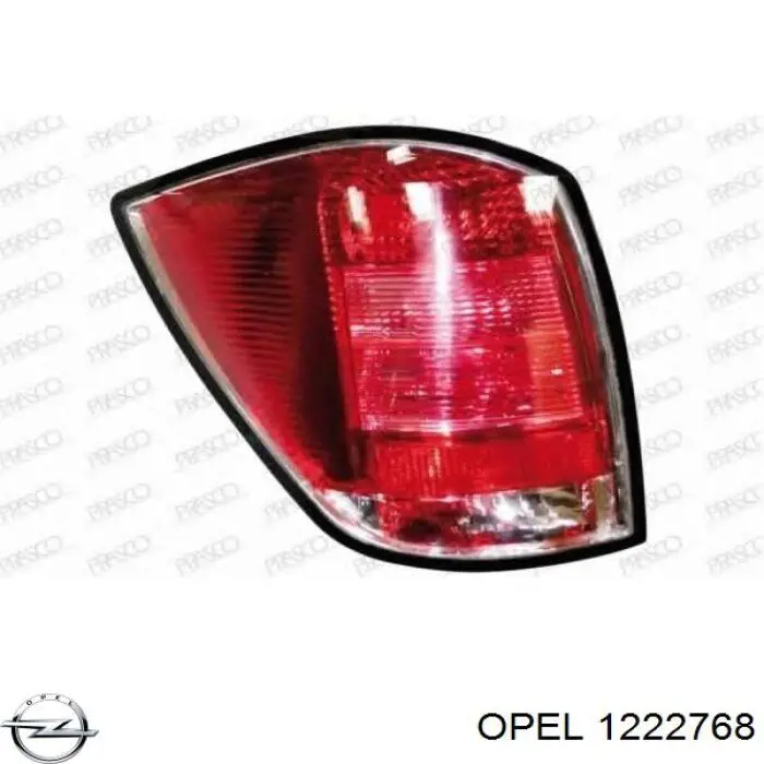 Фонарь задний левый 1222768 General Motors