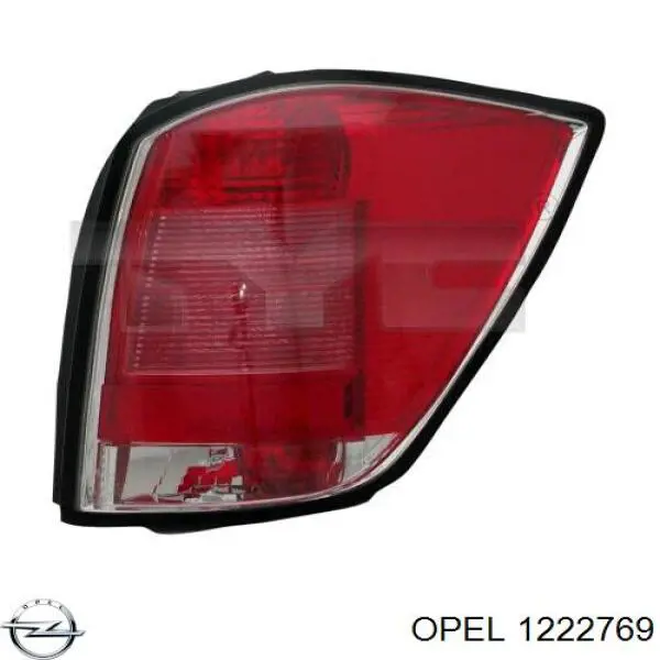 Задний фонарь 1222769 Opel