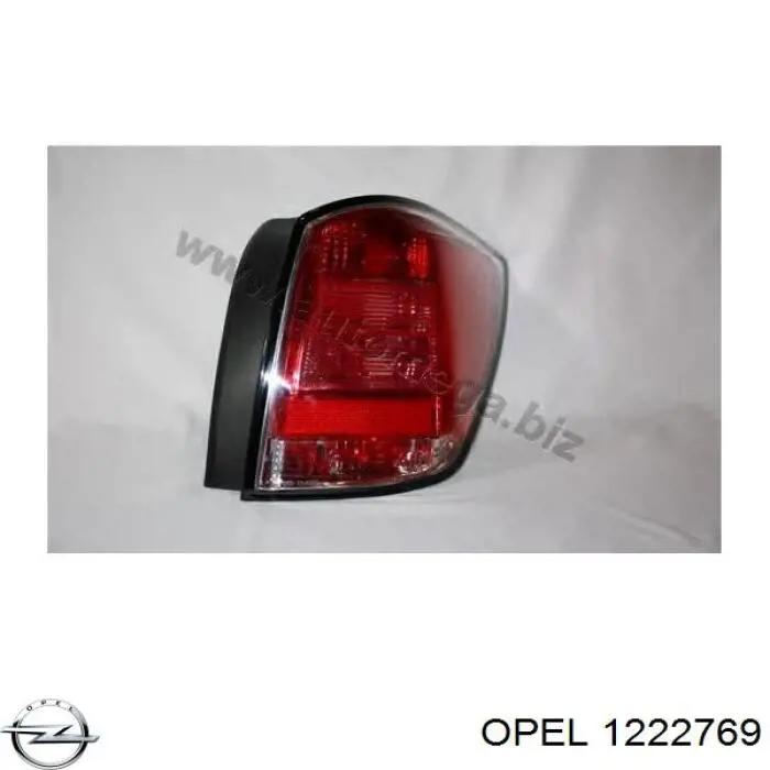 Купить 1222769 Opel Задняя правая фара