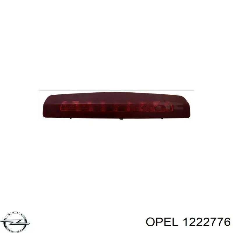 1222776 Opel lanterna traseira central