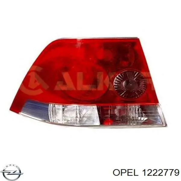 1222779 Opel фонарь задний левый