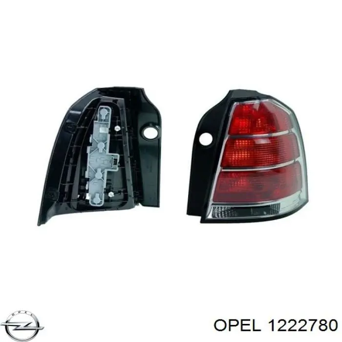 Фонарь задний правый Opel 1222780 цена, от 76.01 USD