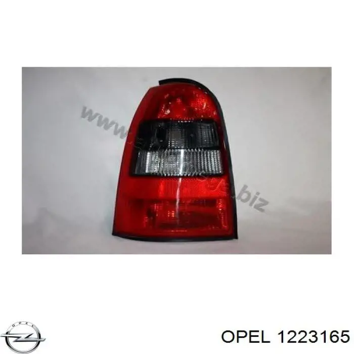 1223165 Opel фонарь задний левый