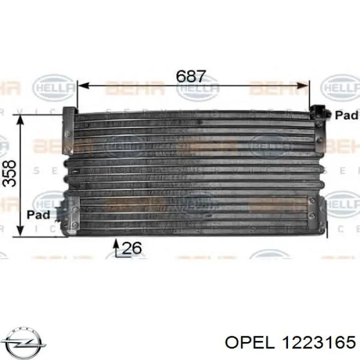 Купить 9192721 Opel Левый стоп