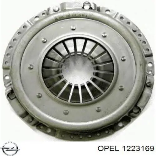 1223169 Opel lanterna traseira direita interna