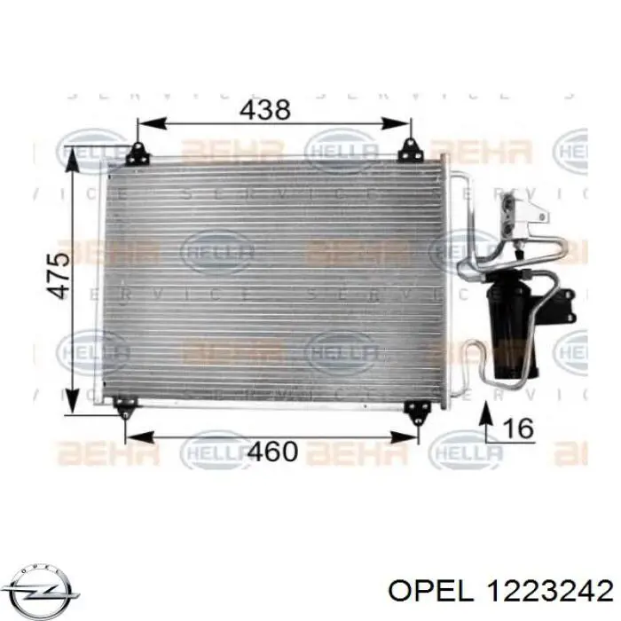 Задняя левая фара Opel 1223242 цена, от 32.88 USD