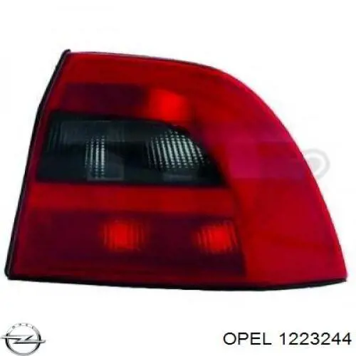 Фонарь задний правый General Motors 1223244 цена, от 34.82 USD