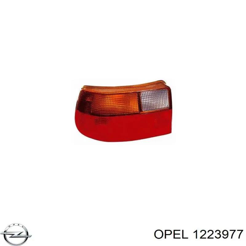 1223977 Opel фонарь задний левый