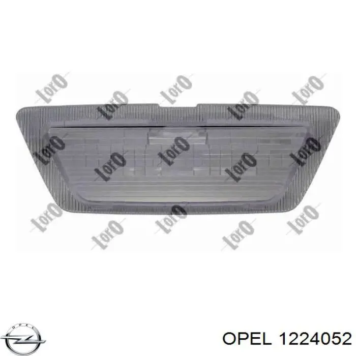 Фонарь подсветки заднего номера Opel 1224052 цена, от 9.62 USD