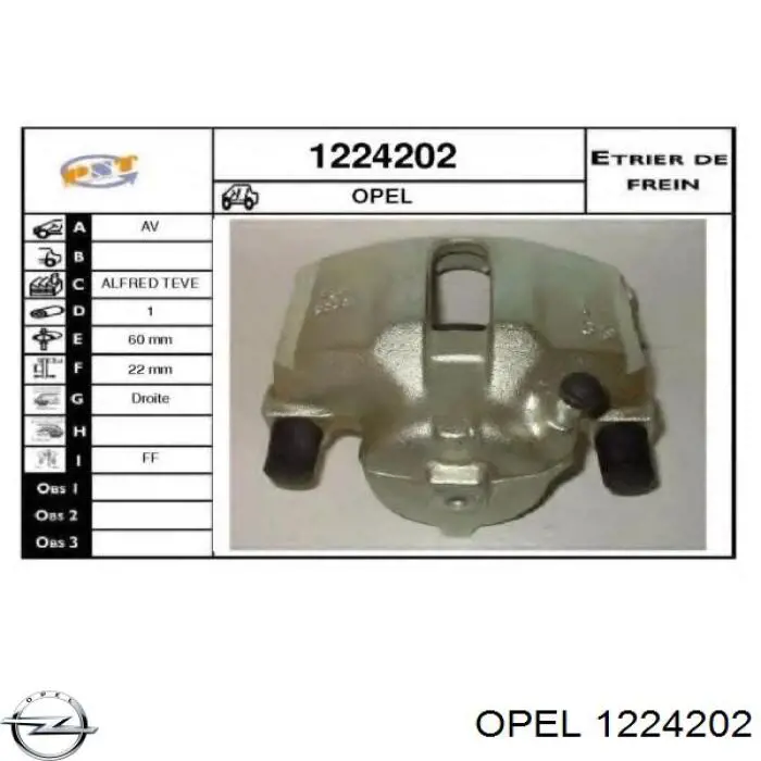 1224202 Opel lanterna da luz de fundo de matrícula traseira