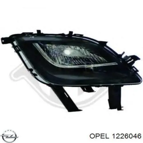 Поворотник левый 13264641 General Motors
