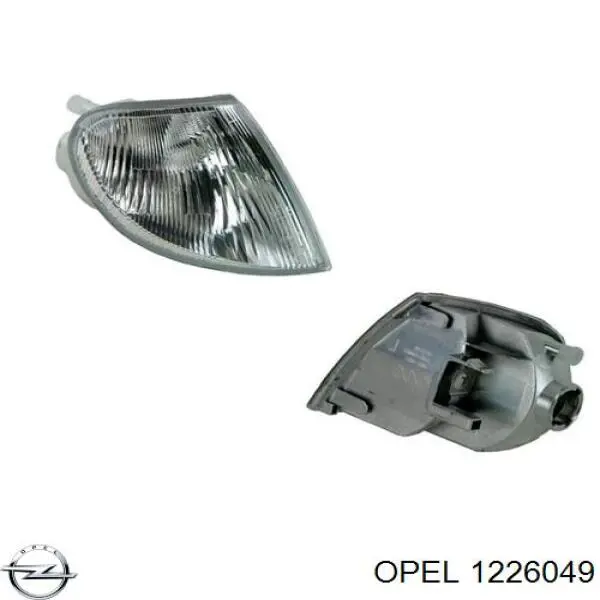 Поворотник правый 1226049 Opel