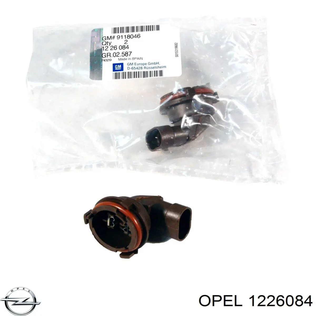 1226084 Opel Патрон фары