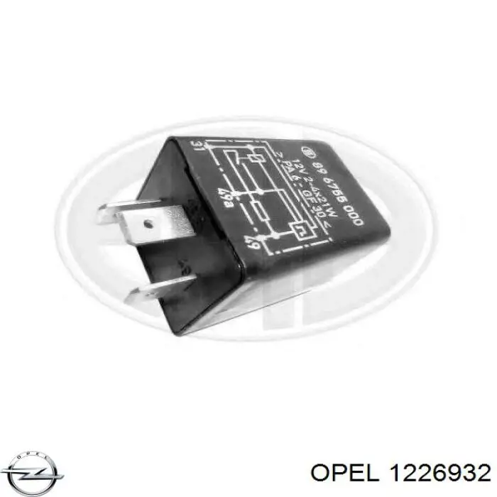 Реле поворотников Opel 1226932