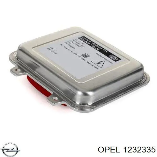 Блок розжига ксенона 1232335 Opel