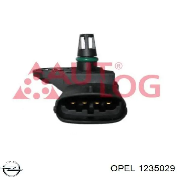 Датчик абсолютного давления в коллекторе Opel 1235029 цена, от 10.20 USD