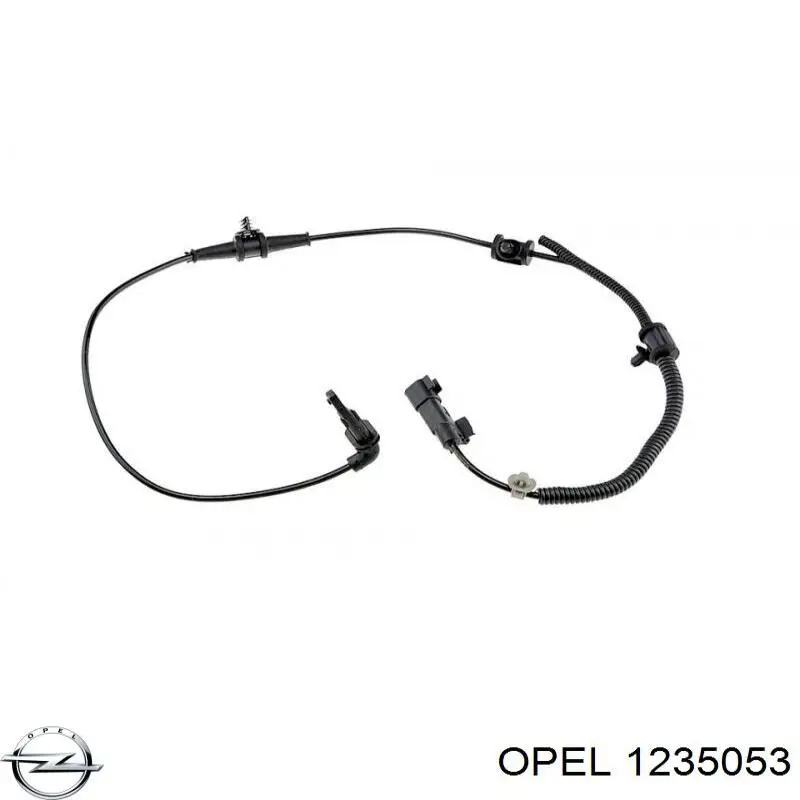 1235053 Opel датчик абс (abs передний)
