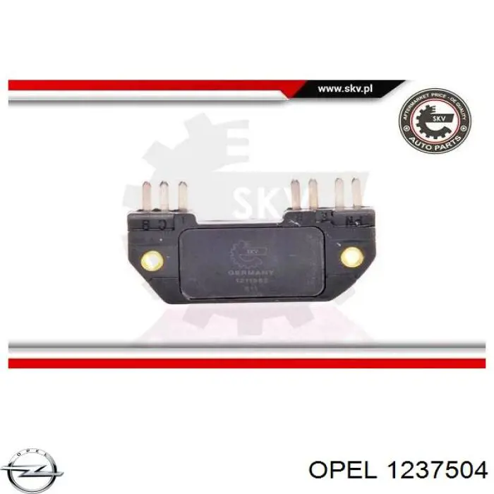 Модуль зажигания (коммутатор) Opel 1237504 цена, от 13.83 USD