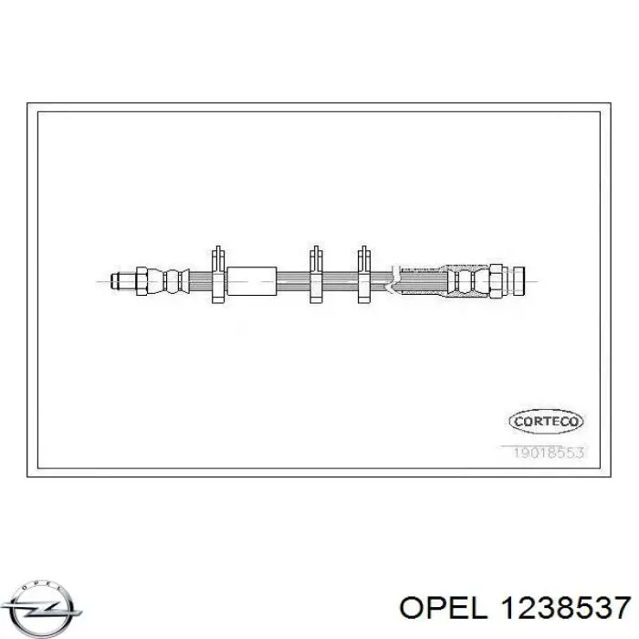 Реле свечей накаливания Opel 1238537