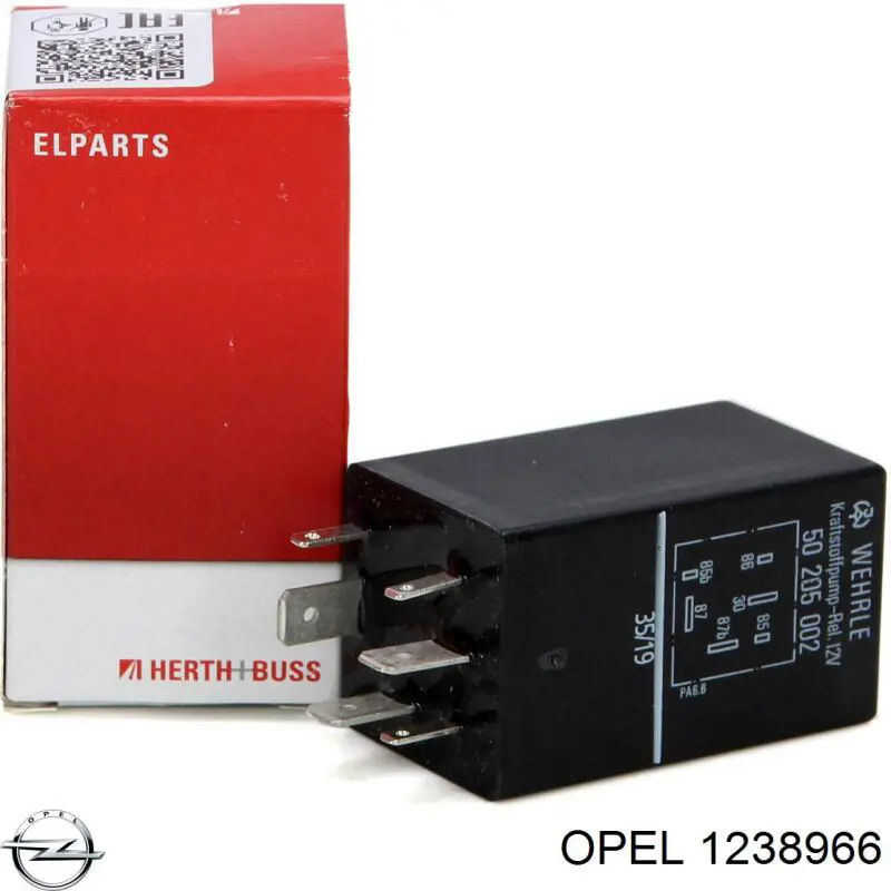 Реле бензонасоса 1238966 Opel